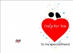 greeting card for Valentine's Day